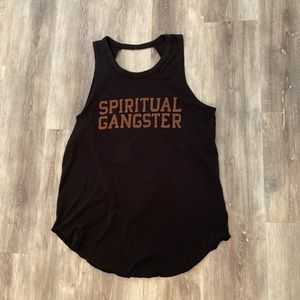 Spiritual Gangster Backless Workout Tank